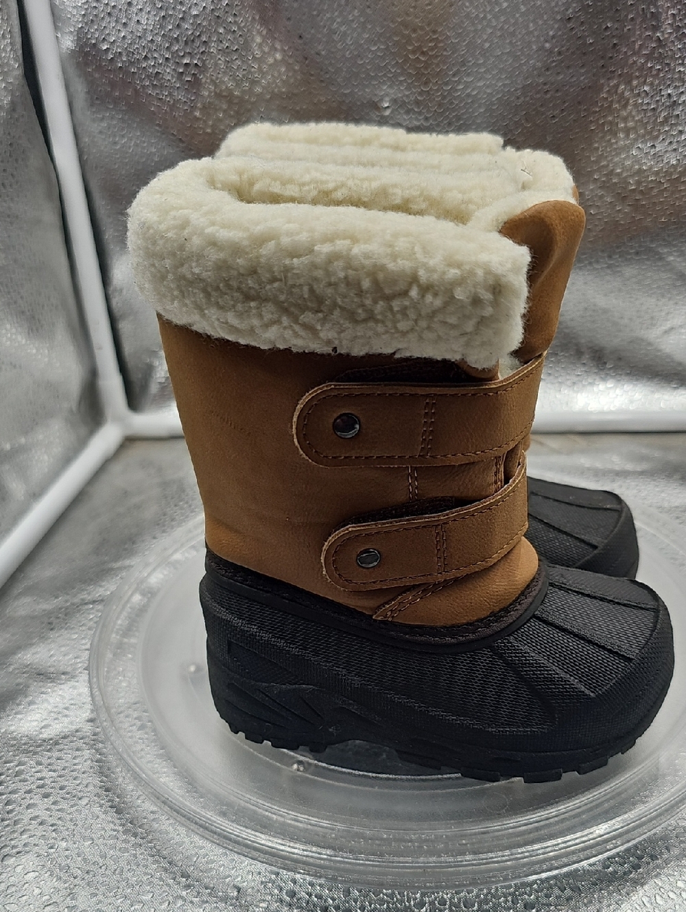 S Tan And Dark Brown Koala Kids Boots - Picture 5 of 8